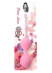Вагінальні кульки Boss Series Pure Love, 16.5 см, рожевий - мініатюра 2