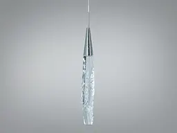 Підвіс LED Diasha J2502-1HR Ice Glass хром 4 Вт 220 лм - мініатюра 3