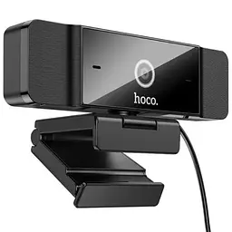 Вебкамера для комп'ютера HOCO D100 1.5 м, USB, 1080P Чорний