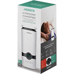 Зволожувач повітря Ardesto 4 л білий (USH-M-LCD-4L-W) - мініатюра 12