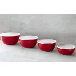 Набір мисок з кришками KitchenAid Universal червоний 4 шт. (KQG176OSERE) - мініатюра 9
