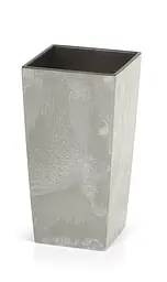 Горщик з кашпо для рослин 2в1 Prosperplast Urbi Square Beton 3/72 л - мініатюра 2
