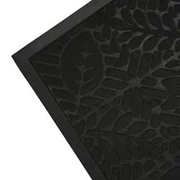 Килимок придверний Eco Fabric Листя з кромкою чорний 40 х 60 см (4060-106) - мініатюра 5