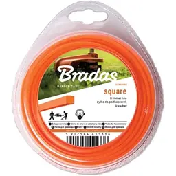 Волосінь для тримера Bradas TRIMMER "квадрат" 1,6мм х 15м ZTK1615B