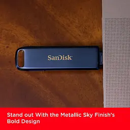 USB флеш накопичувач SanDisk 128GB Phone Drive for iPhone Metallic Sky Lightning/Type-C U (SDIXD0N-128G-GN6NE) - мініатюра 9
