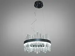 Люстра стельова LED Diasha 836/400PB, 90W, чорний, сучасний стиль для коридору, вітальні, спальні, кухні