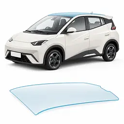 Антигравійна захисна бронеплівка за лекалами для BYD Seagull (Dolphin Surf) I 2023- зона даху
