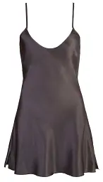 Сорочка Cottelli Collection Lingerie Satin Chemise XXL чорний - мініатюра 4