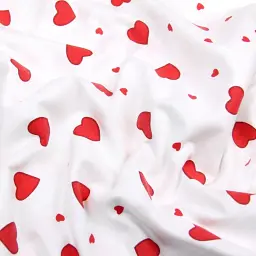 Фланелеві пелюшки Cosas Ruby Hearts 80х80 см біло-червона (FlannelDiapers_RubyHearts_80x80) - мініатюра 5