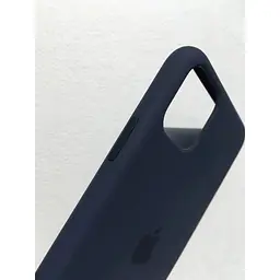 Оригінальний силіконовий чохол Apple Silicone Case для iPhone 11 Pro Max (6.5") Midnight Blue (MWYW2ZM/A) - мініатюра 10
