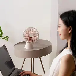 Вентилятор портативний Sothing Forest Desktop Fan (DSHJ-S-1907) червоний - мініатюра 3