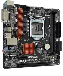 Материнська плата ASRock H110M-DGS LGA 1151v1 (H110M-DGS) Б/В - мініатюра 2