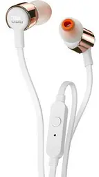 Дротові навушники JBL T290 кольору рожевого золота (JBLT290RGD)