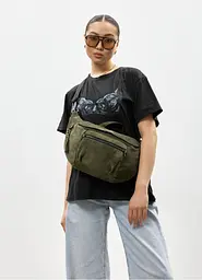 Сумка бананка Sambag DistrictDart оливкова 38×21 см (80460419)