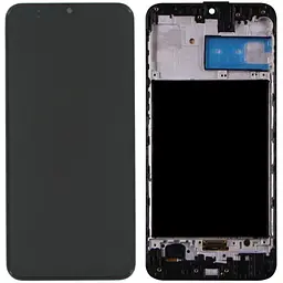 Дисплей Samsung M215 Galaxy M21/M305/M307/M315 чорний, TFT (In-Cell), з рамкою