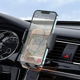 Тримач для телефону в решітку із затискачем у повітропровід Hoco CA117 - мініатюра 5