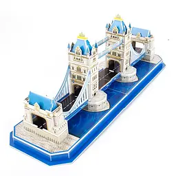 3D Пазл CubicFun Тауерський Міст, 52 елемента (C238h) - мініатюра 3