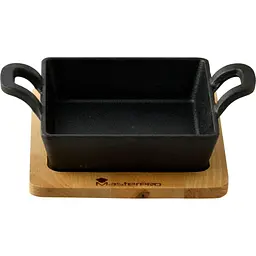 Сковорода MasterPro Foodies cook&share, 12.6x18.5 см з серверувальною дошкою (BGMP-3805-EM) - мініатюра 2