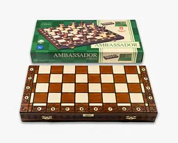 Шахи дерев'яні Wegiel "Амбасадор" (Ambasador) W3016 - мініатюра 2