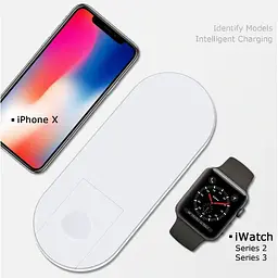 Бездротовий зарядний пристрій Primo Qi AirPower для iPhone та Apple Watch білий - мініатюра 4
