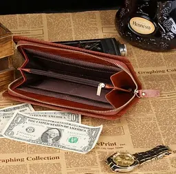 Чоловічий клатч 14189 Vintage коричневий - мініатюра 3