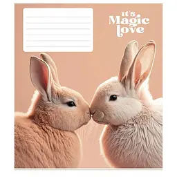 Зошит учнівський "It's a magic love" 012-3300L-3 в лінію, 12 аркушів