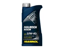 Масло моторне напівсинтетичне MANNOL 10W-40 1л MOLlBDEN BENZIN SAE