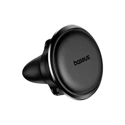 Універсальний автотримач Baseus Magnetic Car Mount Phone Holder with Cable Clip Air Vent Version Cluster Black (C40141201113-00) - мініатюра 2