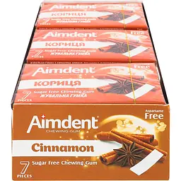 Жувальна гумка Aimdent Cinnamon 14.5 г - мініатюра 2