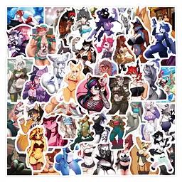 Стікерпак Фуррі Набір наклейок GeekLand Furry 60 штук - мініатюра 3