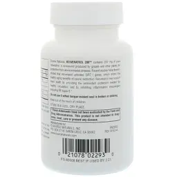 Антиоксидант Source Naturals Ресвератрол, Resveratrol, 200 мг, 60 таблеток (SN2293) - мініатюра 2