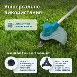 Тример садовий акумуляторний Konner&Sohnen без АКБ та ЗП KS BCT-20V - мініатюра 7