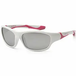 Дитячі сонцезахисні окуляри Sport 3-8р біло-рожевий Koolsun det0018596