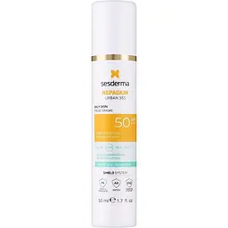 Сонцезахисний крем для обличчя Sesderma Repaskin Urban 365 Cream Oily Skin SPF 50 для жирної шкіри 50 мл - мініатюра 2