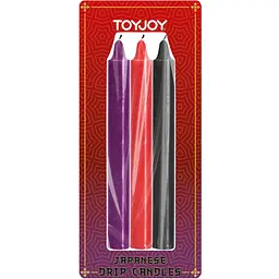Набір низькотемпературних свічок Toy Joy Japanese Drip Candles, 3 шт - мініатюра 2
