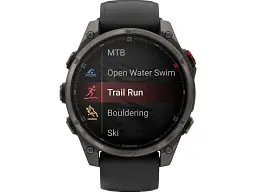 Смарт-годинник Garmin Fenix 8 Pro 47 mm AMOLED Carbon Gray DLC Titanium with Black/Pebble Gray (010-03198-00/01) - мініатюра 3