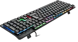 Клавіатура REAL-EL Comfort 7011 Backlit Ukr RGB Black (EL123100043)