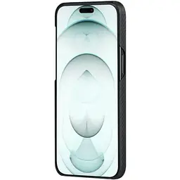 Чохол-накладка Pitaka MagEZ Case 4 Twill 1500D Black/Grey для iPhone 15 Plus (KI1501M) - мініатюра 2