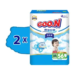 Підгузки GOO.N Slim & Comfortable Розмір 3 M 7-12 кг 56 шт (21001091) - мініатюра 3