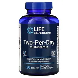 Вітаміни та мінерали Life Extension Two-Per-Day, 120 таблеток