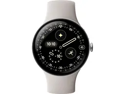 Смарт-годинник Google Pixel Watch 4 45mm Wi-Fi Polished Silver Aluminum case / Porcelain Active Band - мініатюра 2