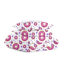Полуторна постільна білизна SWEET DONUT WHITE COSAS (4822052057681)