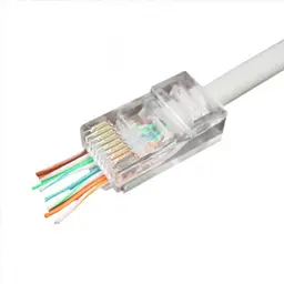 Конектор RJ45 cat.5e UTP 8P8C (наскрізні отв., позолоч. конт.) 10 шт Cablexpert (LC-PTU-01/10)