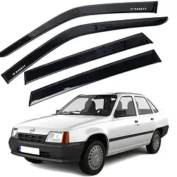 Дефлектори вікон вітровики Opel Kadett E Седан 1984-1991 Voron Glass