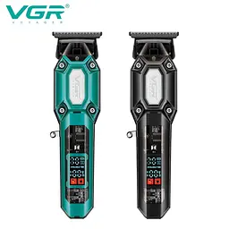 Машинка для стрижки волосся VGR V-900 Barber Зелений (2527111768) - мініатюра 3