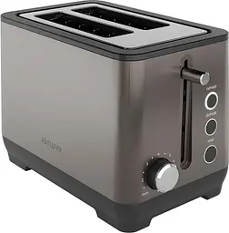 Тостер AIWA ABT-1000 KOTAN 1000Вт/2 відділення/хутро. управління/розморожування/підігрів булочок