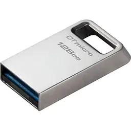 Флеш-накопичувач Kingston DTMC3 G2 128GB 200MB/s Metal USB 3.2 (DTMC3G2/128GB) - мініатюра 1