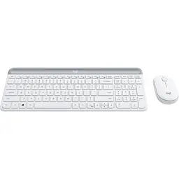 Комплект клавіатура + миша Logitech MK470 Wireless Slim Off-White [920-009205] [80789] - мініатюра 3