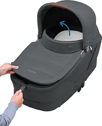 Коляска 2 в 1 універсальна Maxi-Cosi Oxford+ Twillic Graphite (1978204110) - мініатюра 10