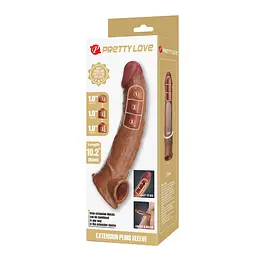 Подовжуюча насадка на член Pretty Love Extension Penis Sleeve, +7.5 см - мініатюра 8